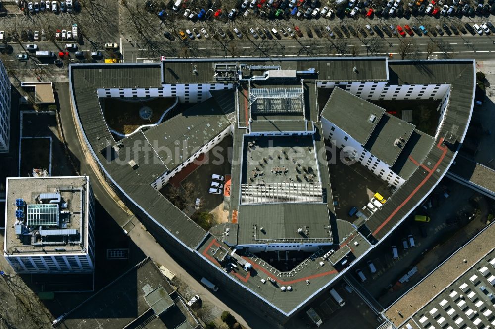 Senkrecht-Luftbild Berlin - Senkrechtluftbild Gebäudekomplex des Senders Haus des Rundfunks & Großer Sendesaal in Berlin, Deutschland