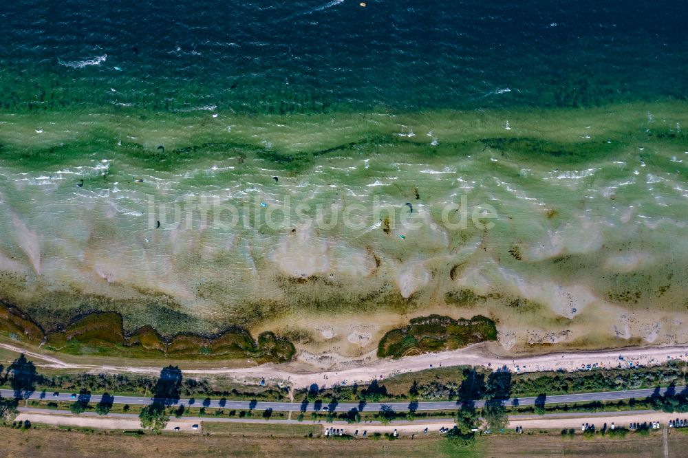 Senkrecht-Luftbild Hohenkirchen - Senkrechtluftbild Sandstrand- Landschaft am Wohlenberger Wiek in Hohenkirchen im Bundesland Mecklenburg-Vorpommern, Deutschland