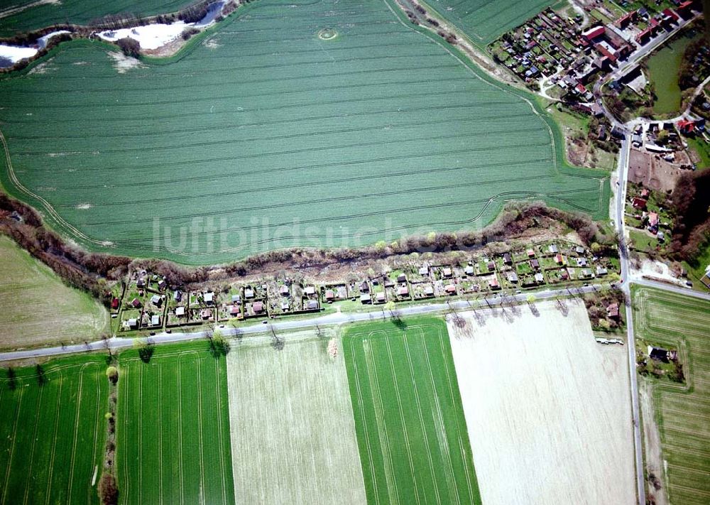 Senkrecht-Luftbild Mehrow - Senkrechtaufnahme der Kleingartensiedlung KGA Mehrow e
