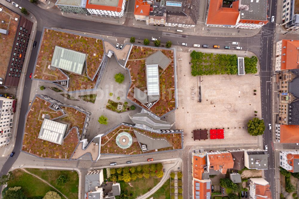 Senkrecht-Luftbild Eberswalde - Senkrechtluftbild Stadtzentrum im Innenstadtbereich in Eberswalde im Bundesland Brandenburg, Deutschland